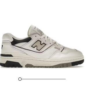 New balance 550 cream black